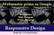 www.primosugoogle.info
WEBMASTER PRIMO SU GOOGLE
in ITALIA